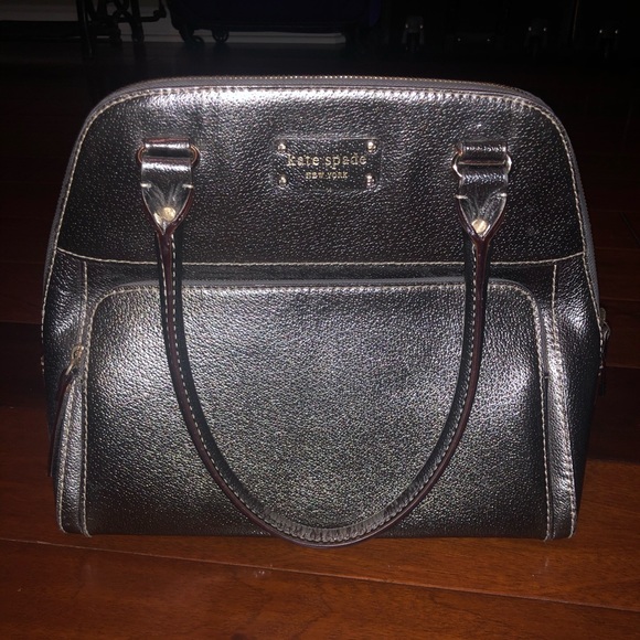 kate spade pewter handbag